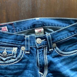 True Religion Ricky Big Qt seat 34 jeans